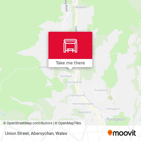 Union Street, Abersychan map