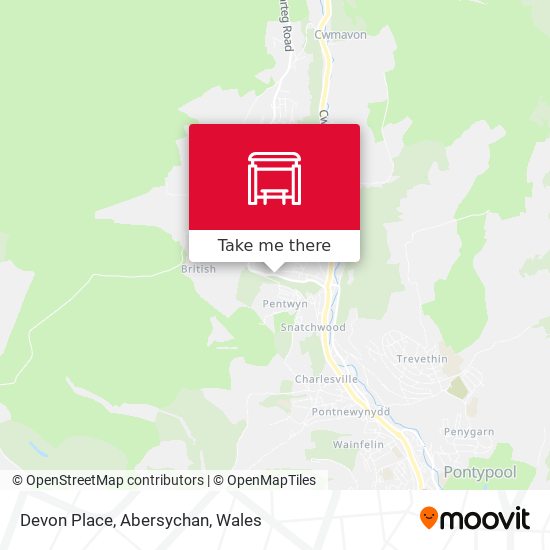 Devon Place, Abersychan map