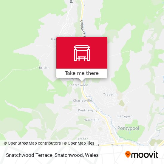 Snatchwood Terrace, Snatchwood map