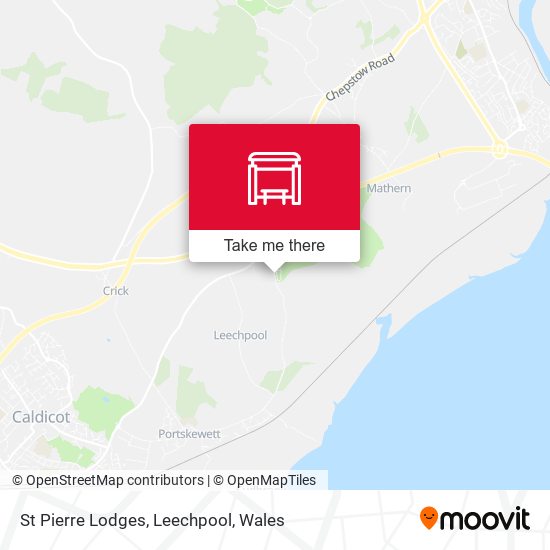 St Pierre Lodges, Leechpool map