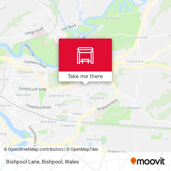 Bishpool Lane, Bishpool map