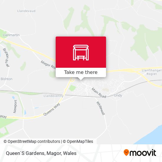 Queen`S Gardens, Magor map