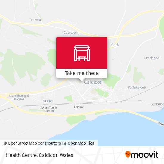 Health Centre, Caldicot map