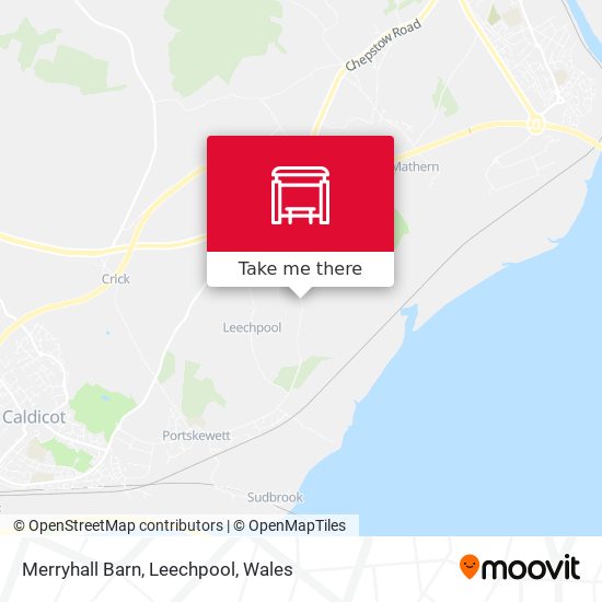 Merryhall Barn, Leechpool map