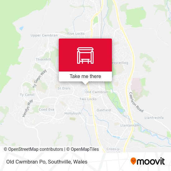 Old Cwmbran Po, Southville map