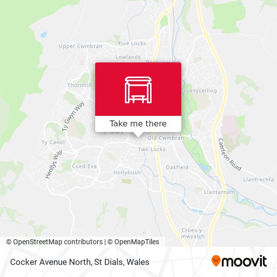 Cocker Avenue North, St Dials map