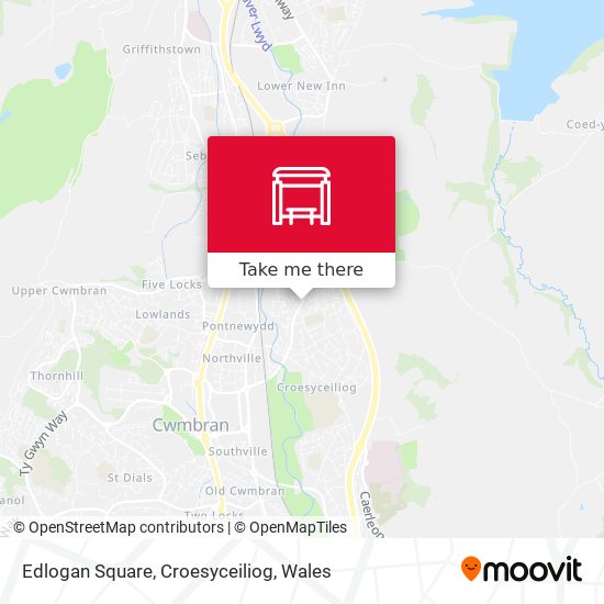 Edlogan Square, Croesyceiliog map