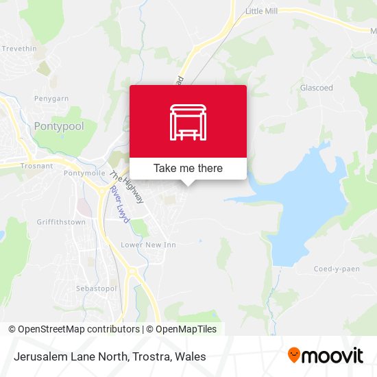 Jerusalem Lane North, Trostra map