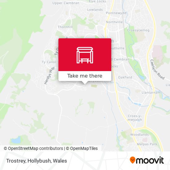 Trostrey, Hollybush map