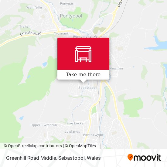 Greenhill Road Middle, Sebastopol map