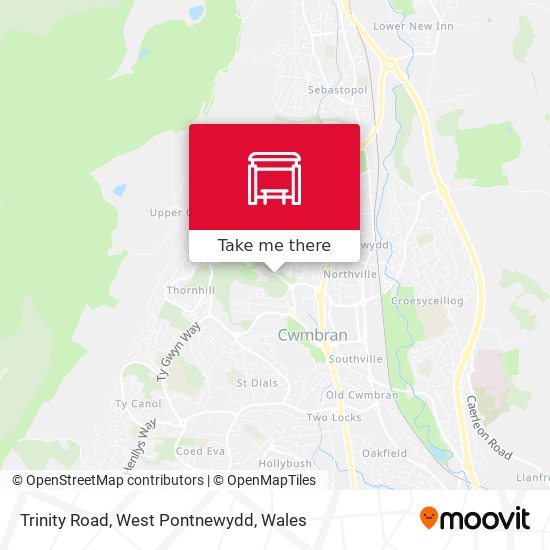 Trinity Road, West Pontnewydd map