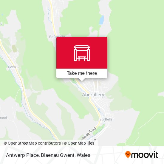 Antwerp Place, Blaenau Gwent map