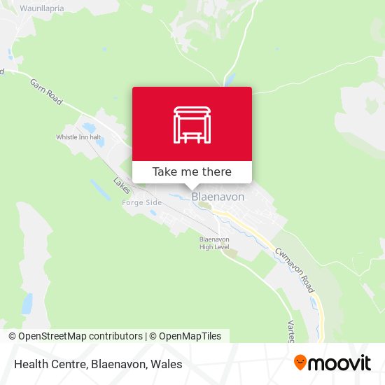 Health Centre, Blaenavon map