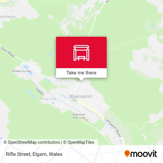 Rifle Street, Elgam map