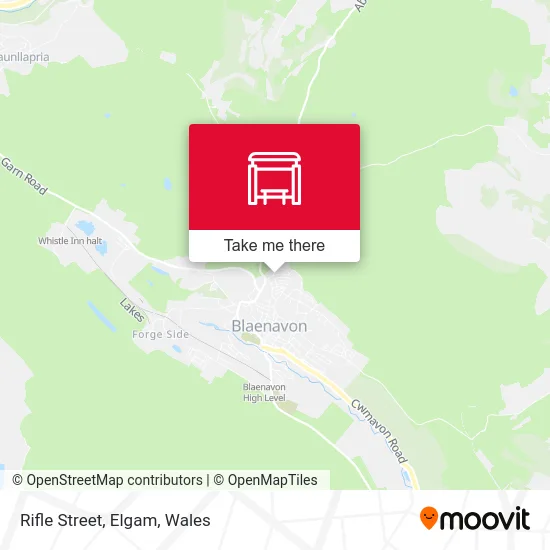 Rifle Street, Elgam map