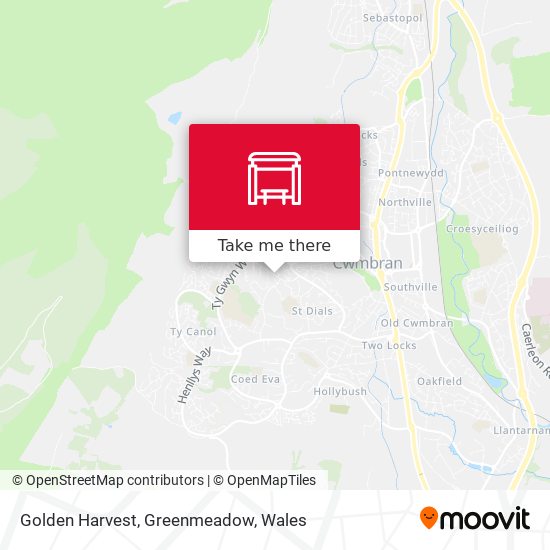 Golden Harvest, Greenmeadow map