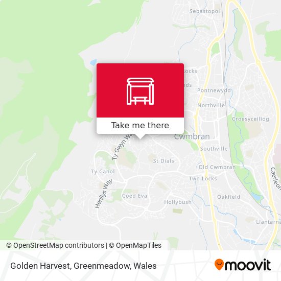 Golden Harvest, Greenmeadow map