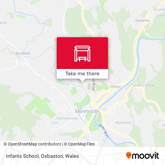Infants School, Osbaston map