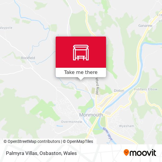 Palmyra Villas, Osbaston map
