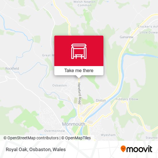Royal Oak, Osbaston map