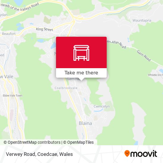 Verwey Road, Coedcae map
