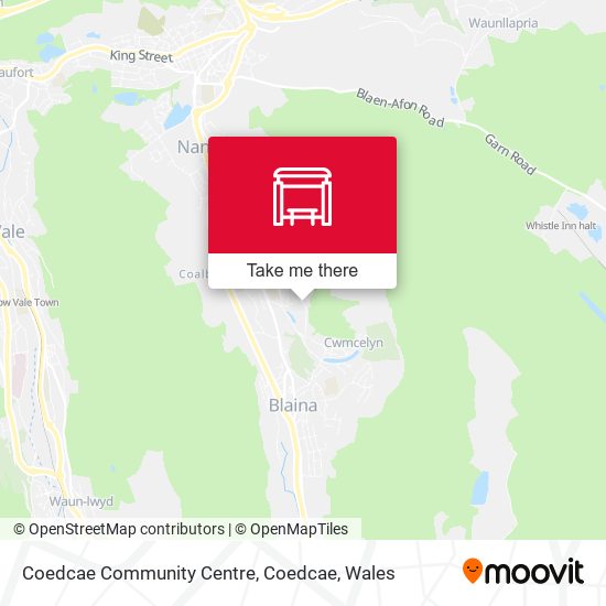 Coedcae Community Centre, Coedcae map