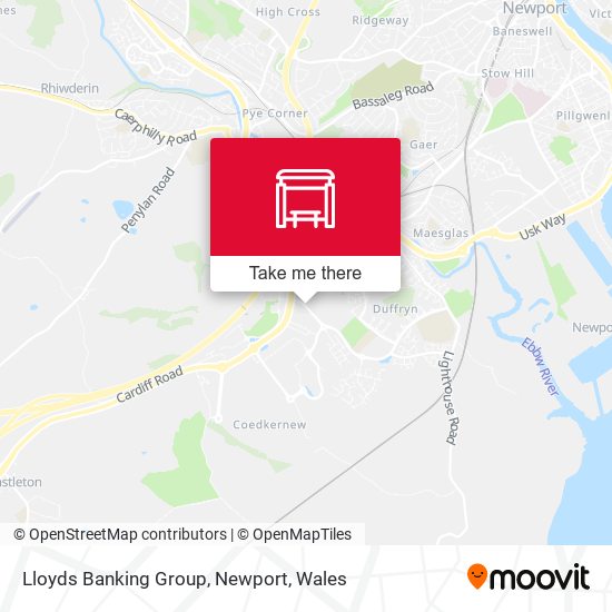Lloyds Banking Group, Newport map