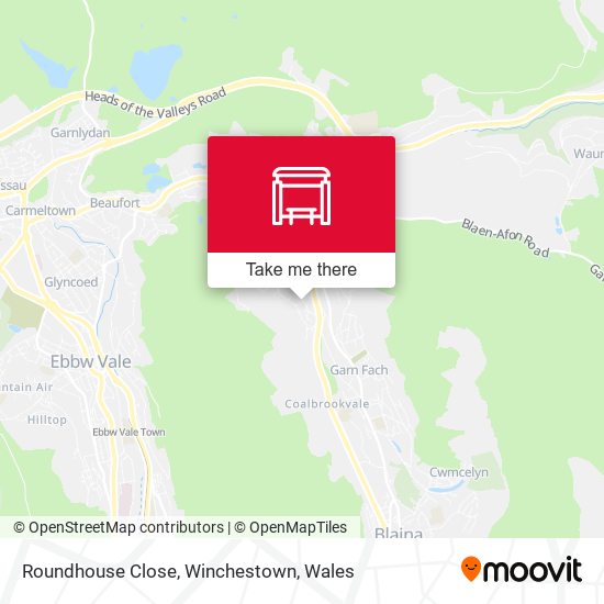 Roundhouse Close, Winchestown map