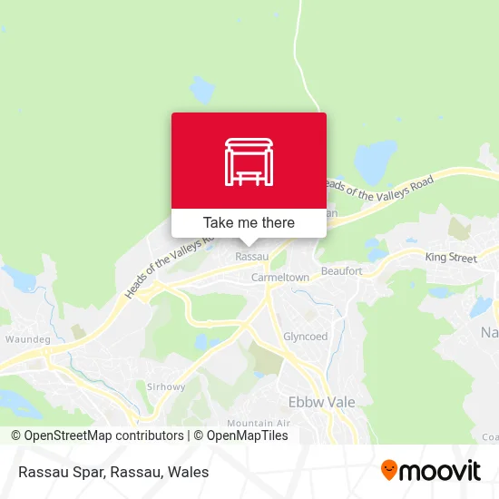 Rassau Spar, Rassau map