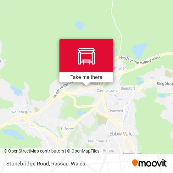 Stonebridge Road, Rassau map