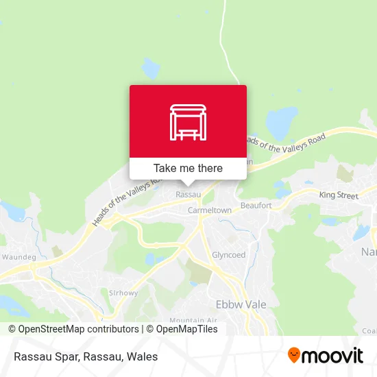 Rassau Spar, Rassau map