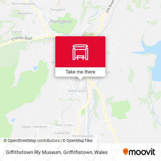 Giffithstown Rly Museum, Griffithstown map