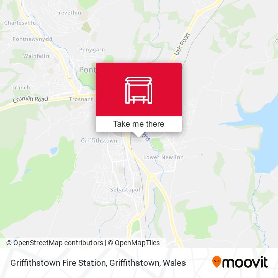 Griffithstown Fire Station, Griffithstown map