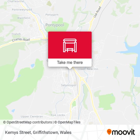 Kemys Street, Griffithstown map