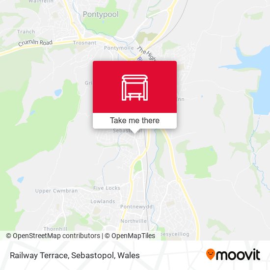 Railway Terrace, Sebastopol map