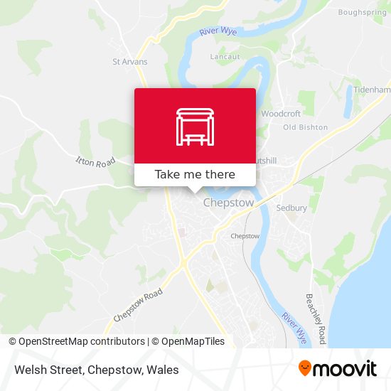 Welsh Street, Chepstow map
