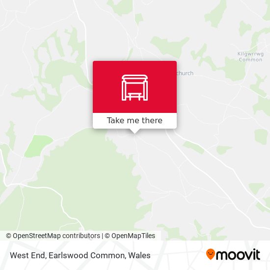 West End, Earlswood Common map