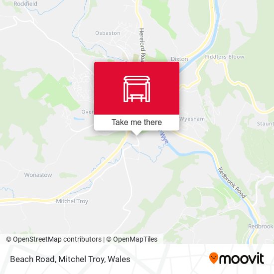 Beach Road, Mitchel Troy map