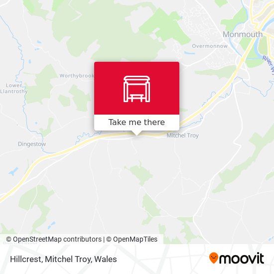 Hillcrest, Mitchel Troy map