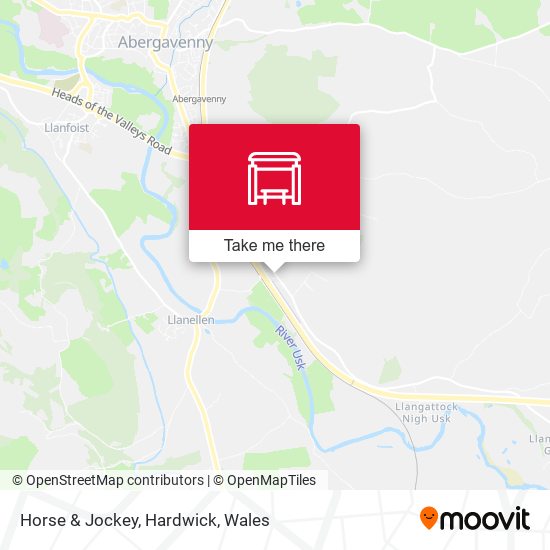 Horse & Jockey, Hardwick map