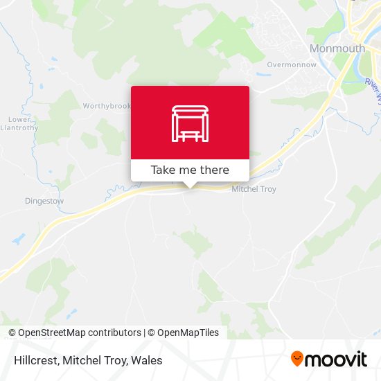 Hillcrest, Mitchel Troy map
