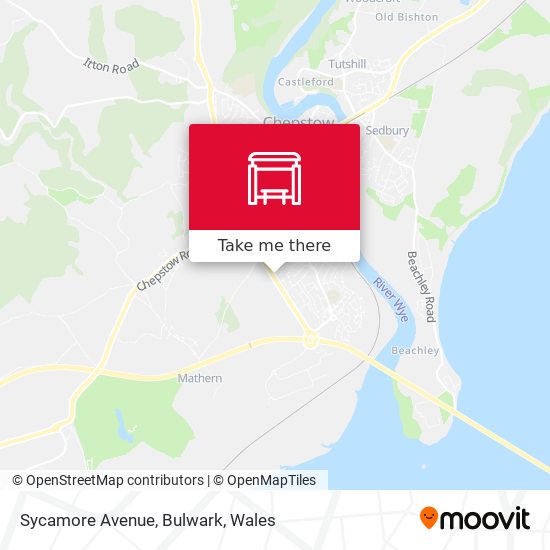Sycamore Avenue, Bulwark map