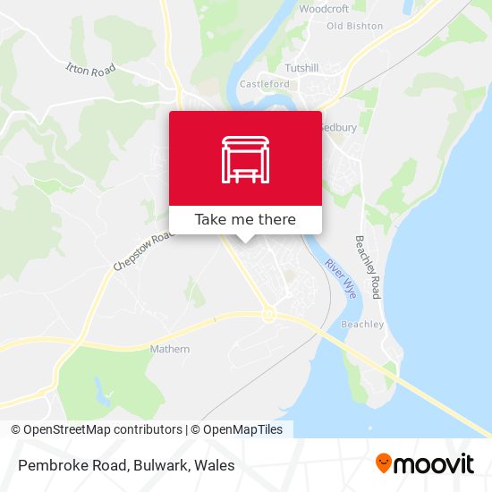 Pembroke Road, Bulwark map