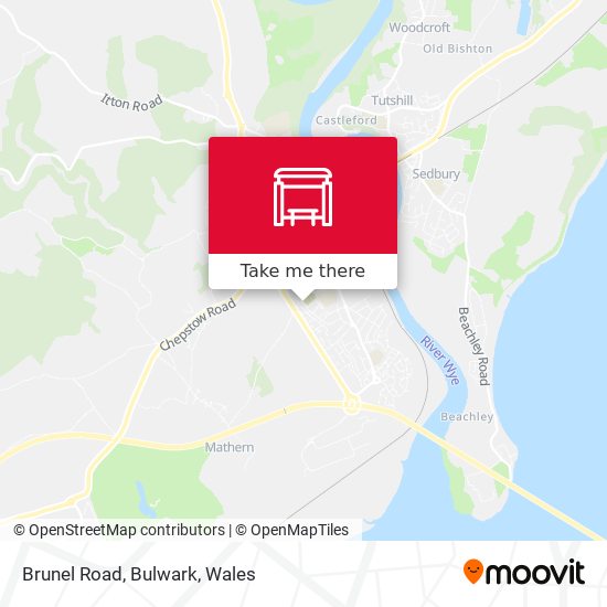 Brunel Road, Bulwark map