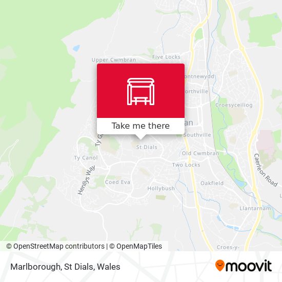 Marlborough, St Dials map