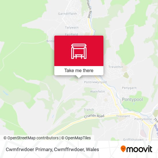 Cwmfrwdoer Primary, Cwmffrwdoer map