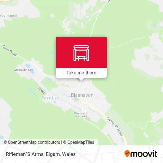 Rifleman`S Arms, Elgam map