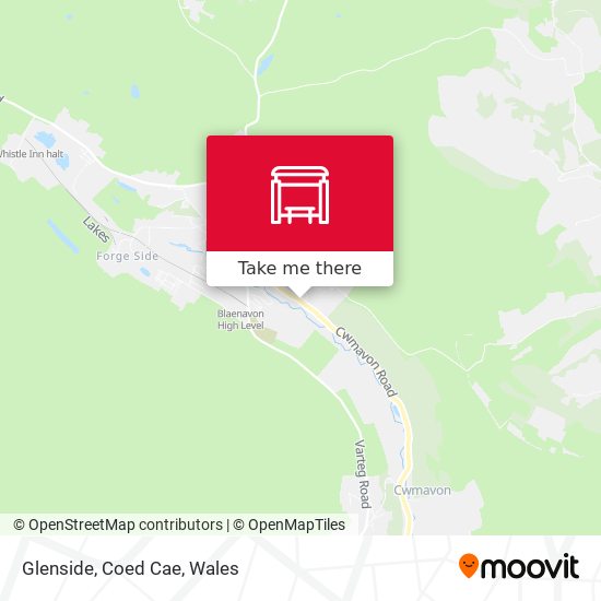 Glenside, Coed Cae map