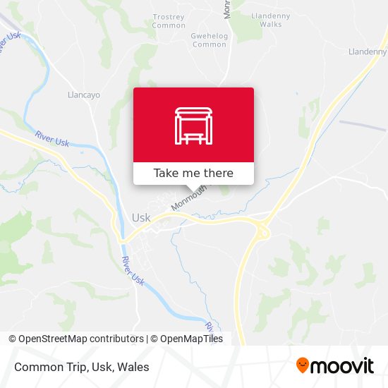 Common Trip, Usk map