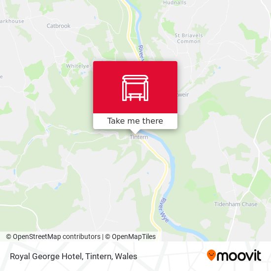 Royal George Hotel, Tintern map